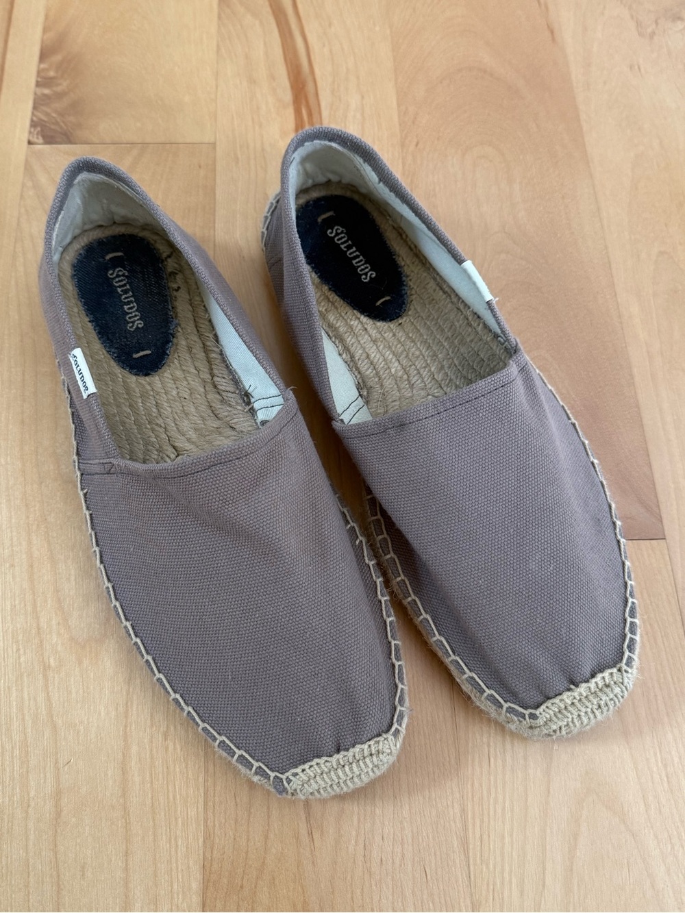 Soludos 'Original Dali' Espadrille Slip-On Gray Size 10